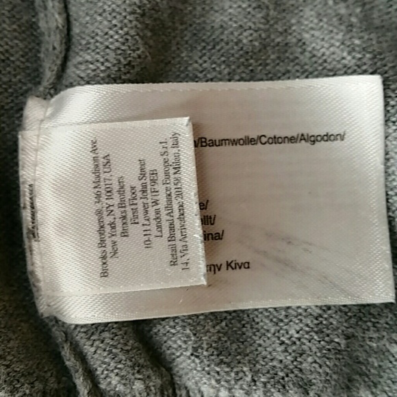 Brooks Brothers Heather Gray 346 Sweater Size XL - Picture 7 of 9